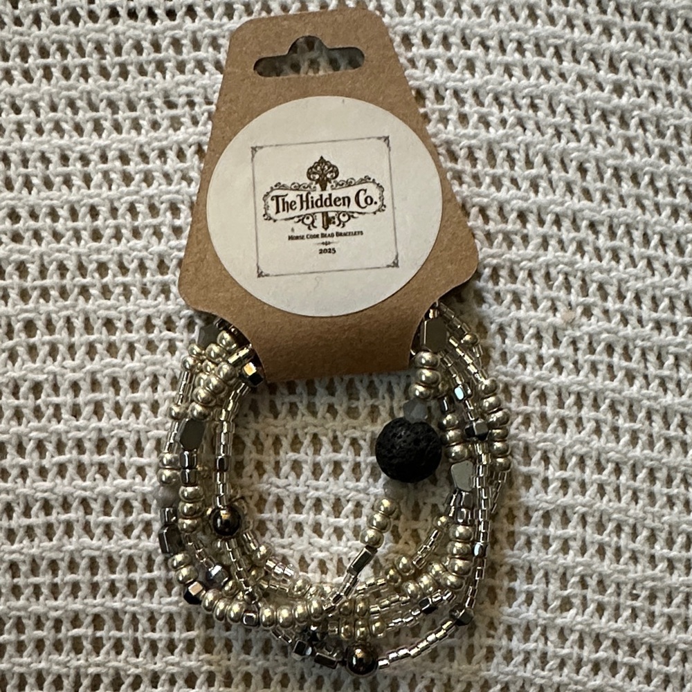 Silver Beaded Bracelet
